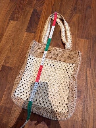 Tasche Zara Häkeltasche beige/natur super Zustand