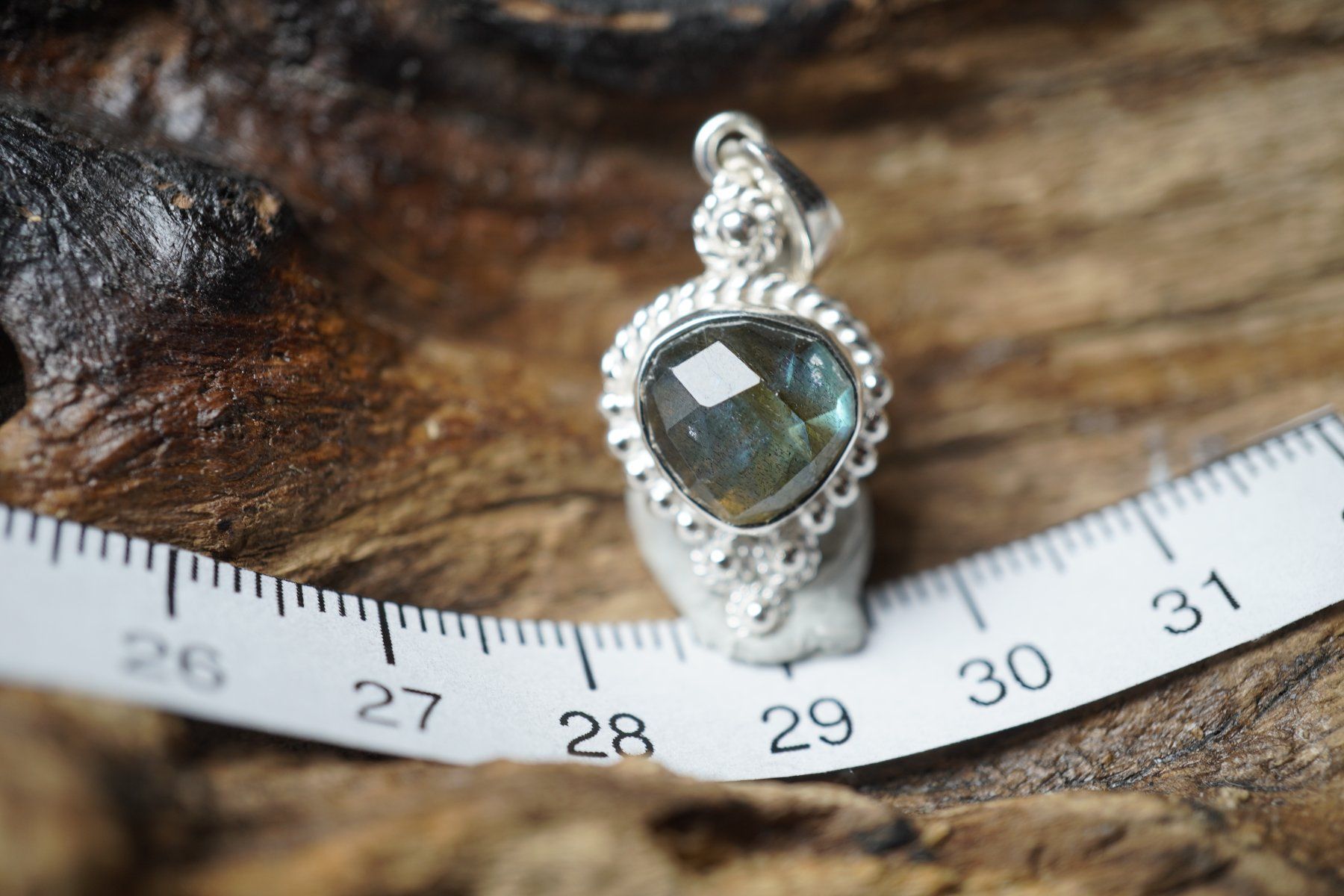 Ciondoli: Labradorit    Facettiert    Anhänger   925 Silber – Nuovo e nell'imballaggio originale da Balgach venduto da top_silver 3