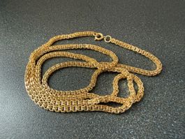 ✨Vintage Lange Halskette, Goldfarbe. Gute Qualität.