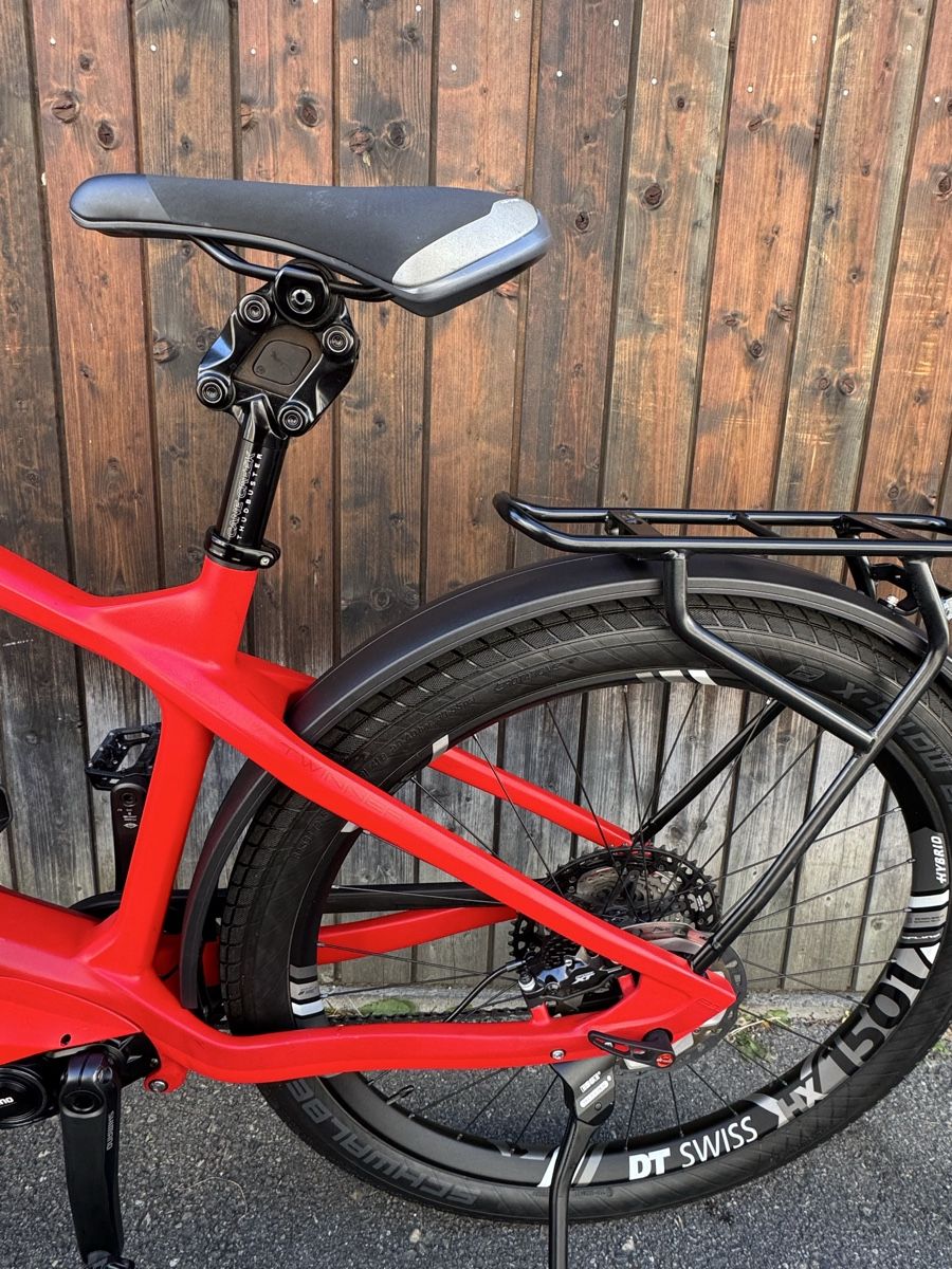Thömus Biciclette: Thömus Twinner CT E1  Carbon XT Rot top Zustand – Usato da Solothurn venduto da Leo2207 9