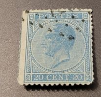 Belgien 1866 alte briefmarke