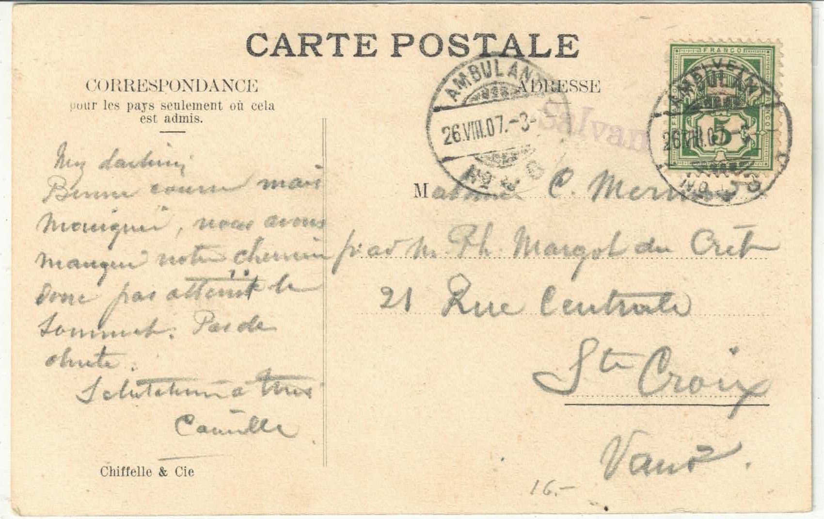 Cartoline postali: Emaney et le Luisin – Usato da Ettingen venduto da Kartenplanet 1