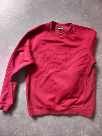 Salsa Jeans Herren Pullover, bordeaux rot, Grösse L