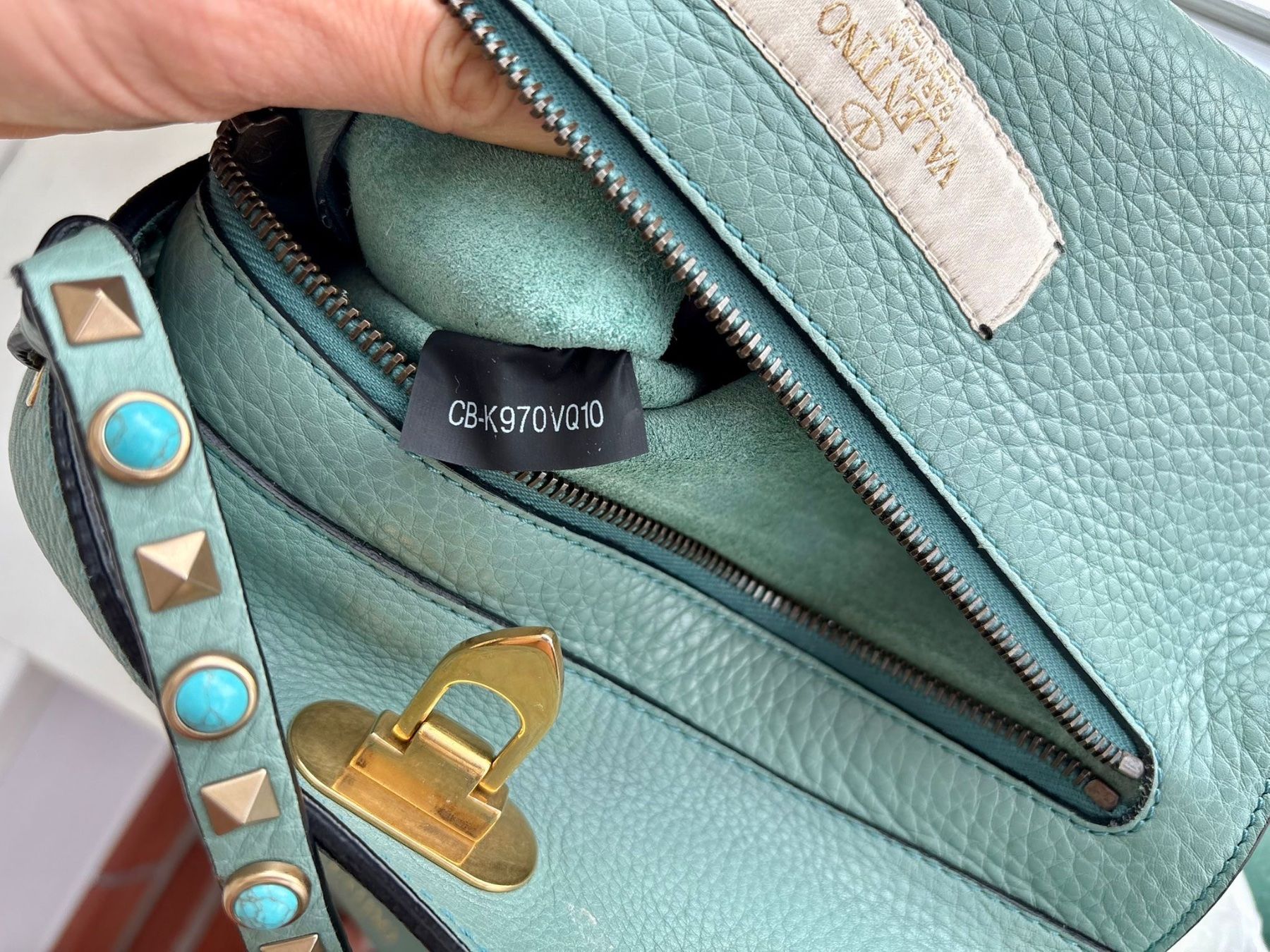 Valentino Borse da donna: Borsa Valentino blu-turchese – Usato da Rancate venduto da FiorAngela011 4