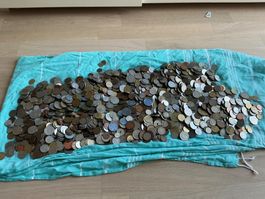 9 kg Münzen weltweit Lot F