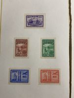 Lot de 5 timbres anciens de Chine