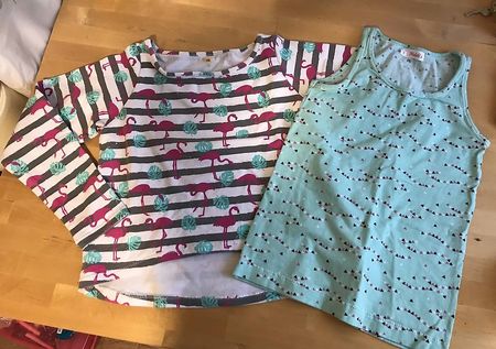 Sweatshirt & top Duo Flamingo Grösse 140