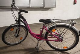 Jugendvelo Skyride schwarz pink gebraucht