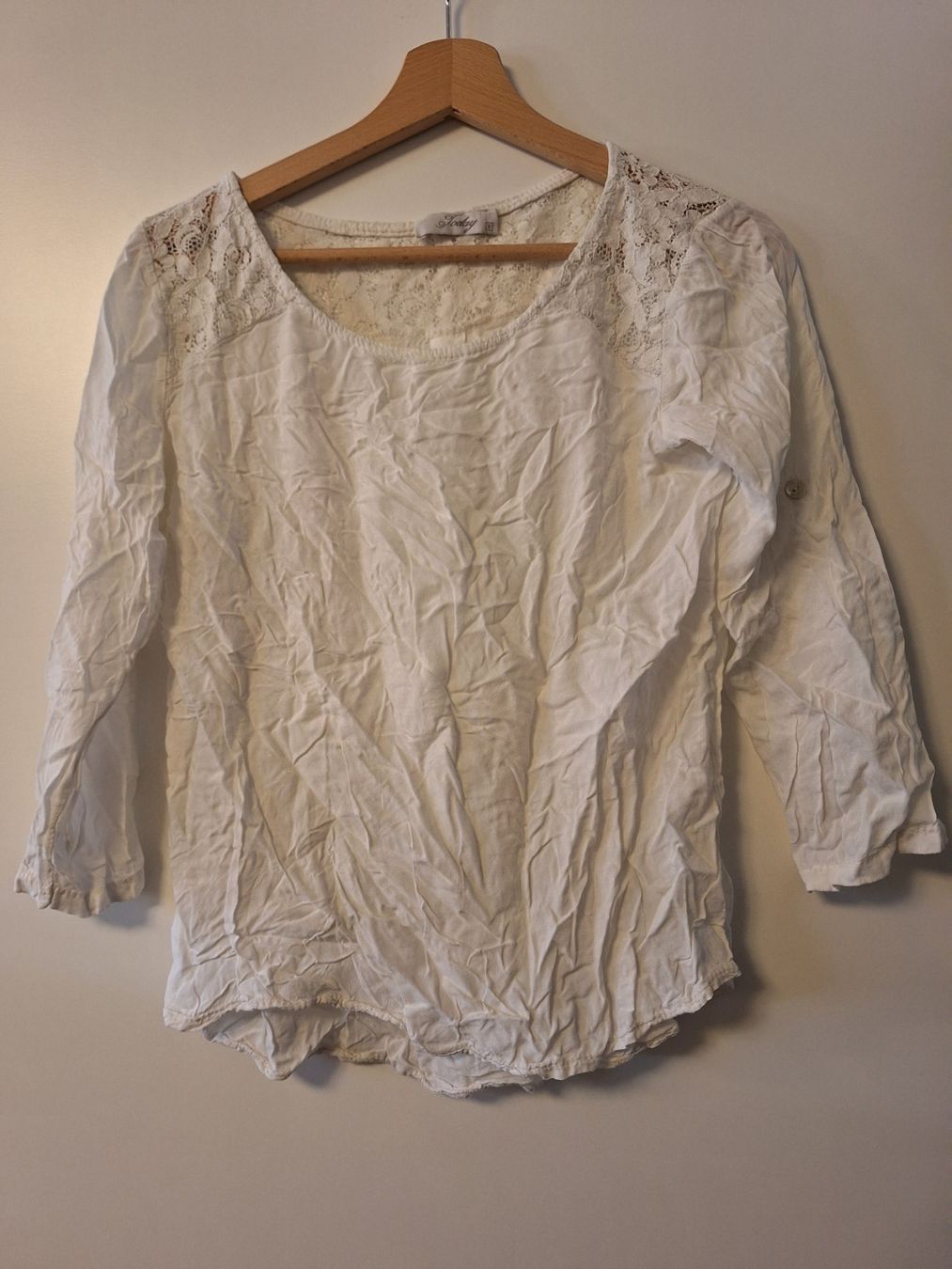 Camicette: Bluse, Spitze, weiss, Grösse S, Sommerlook, neuwertig – Usato da Winterthur venduto da mel_65g9