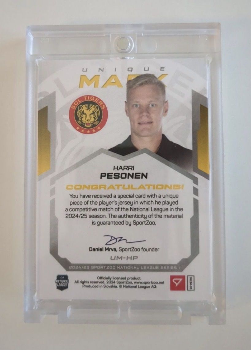 Sportzoo Carte collezionabili: Harri Pesonen Patch Card 03/15 – Nuovo (secondo la descrizione) da Schlieren venduto da NM_Nici 1