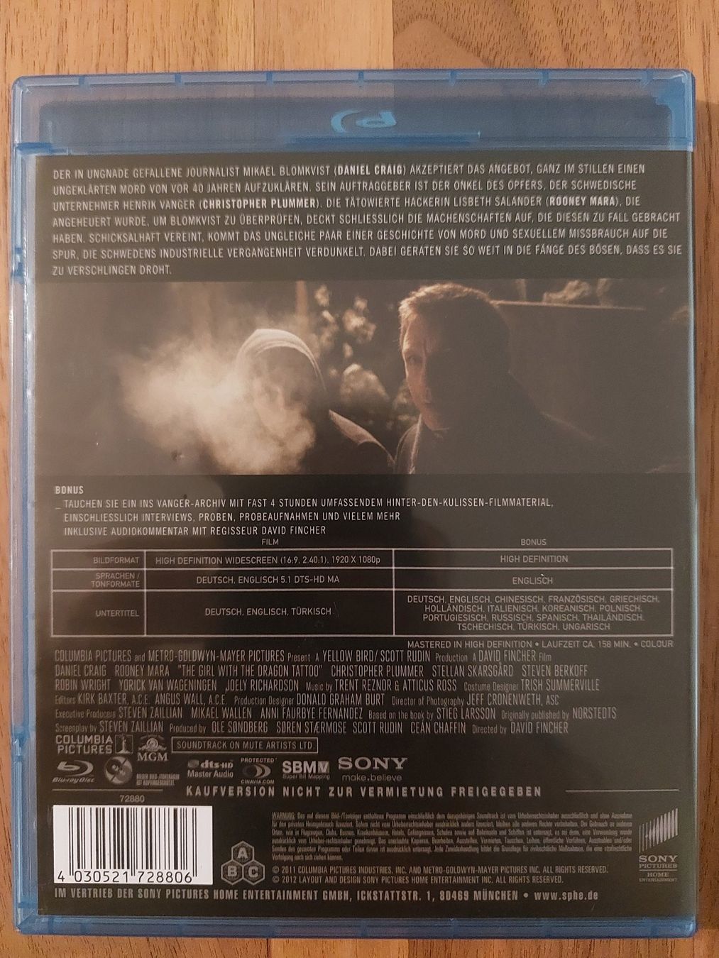 Tous les DVDs: Blu Ray - Stieg Larsson Verblendung mit Daniel Craig – D'occasion à Rheinfelden par FilmAuktion 1