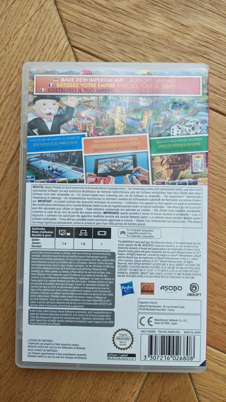 Nintendo Giochi: Monopoly Nintendo Switch Spiel – Usato da Steinach venduto da Giusep7 1