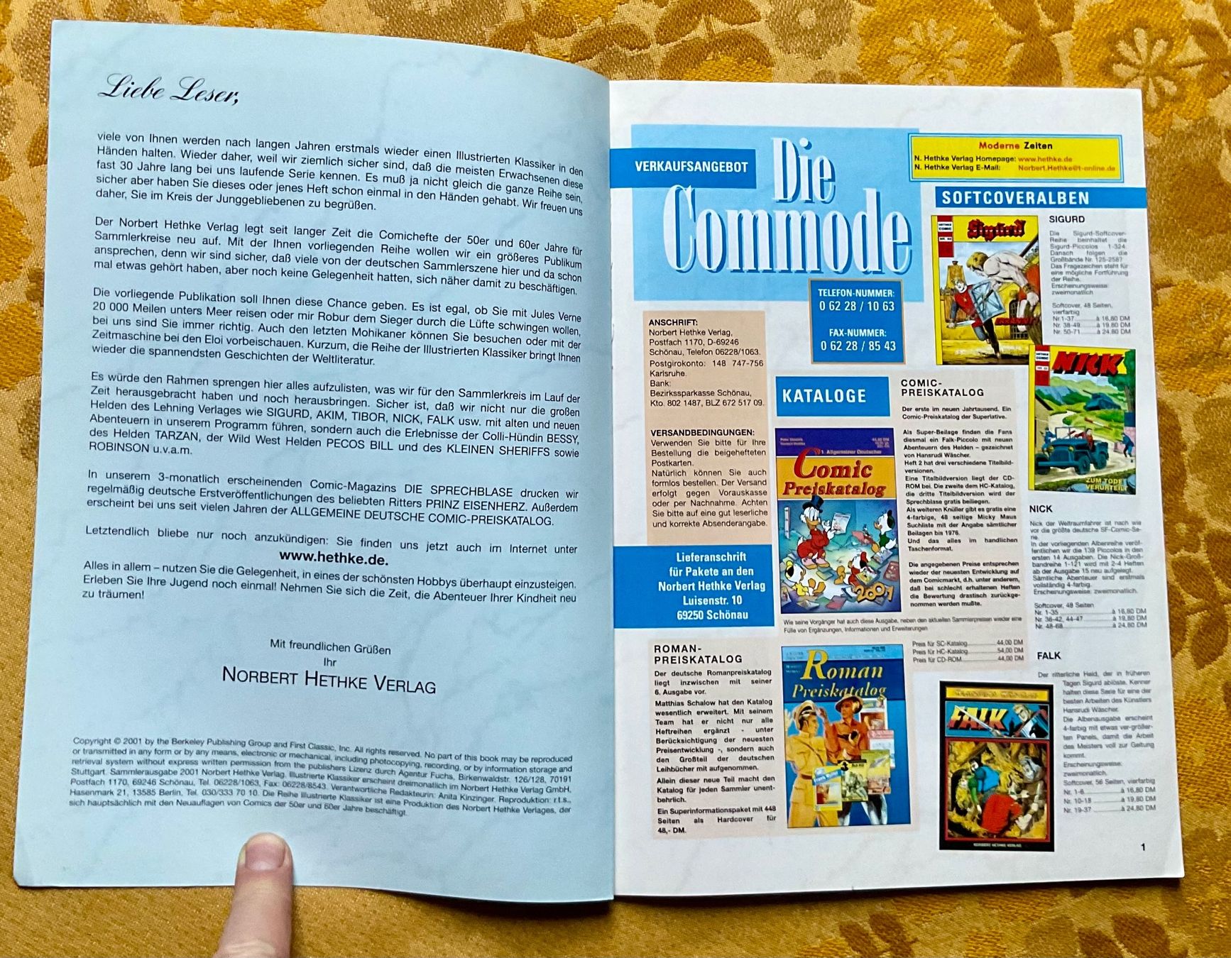 Fumetti: Illustrierte Klassiker Band Nr 2 von 2001 – Usato da Endingen venduto da nathan05 2