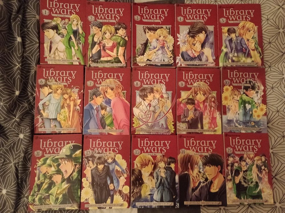Library Wars - Love&War vol 1-15 (englisch) [abgeschlossen] (Gebraucht ...