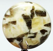 Cabochon L-1856 – Grafischer Feldspat 22x22x6mm