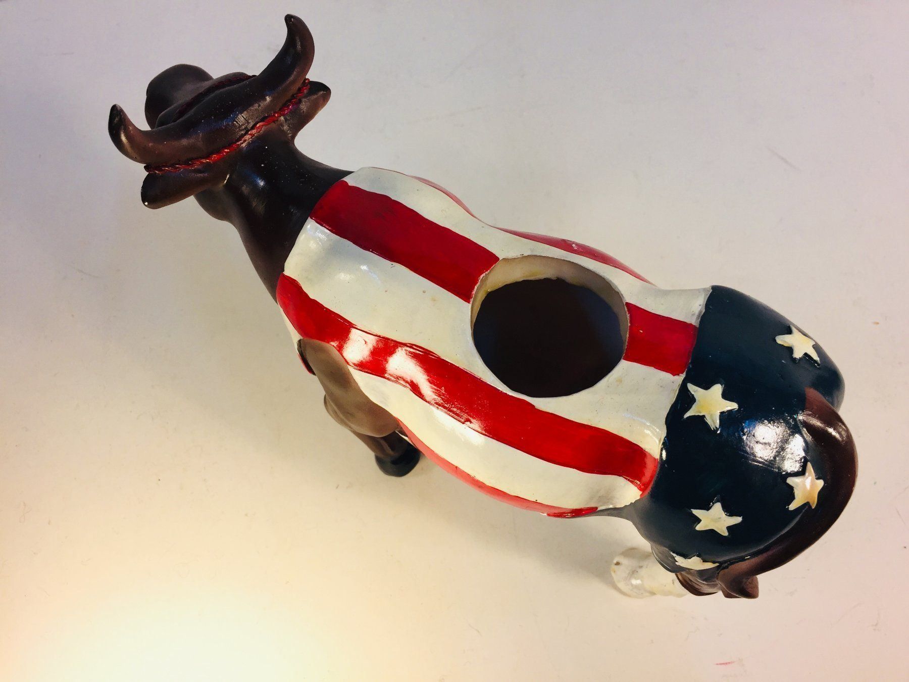 Statuette: Amerikan Kuhfigur Aufbewährungsfigur – Usato da Schaffhausen venduto da sparzone 6