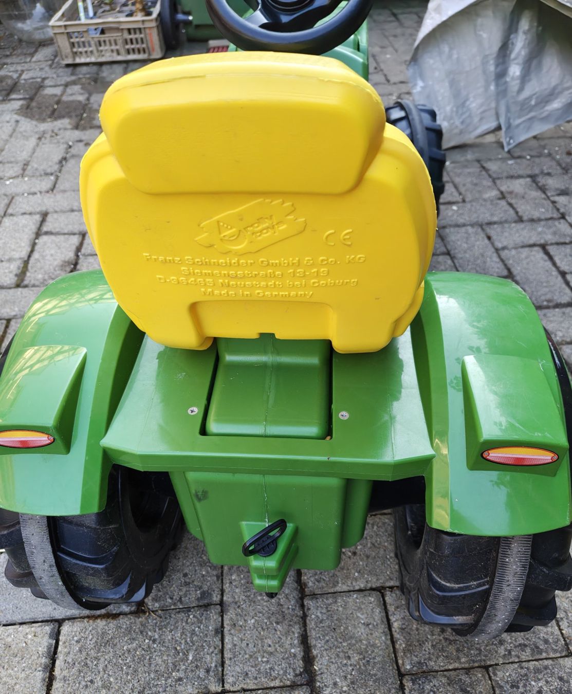 John Deere Fahrzeuge für Kinder: Tret traktor John Deere – Gebraucht aus Uerkheim von Justi.y 3