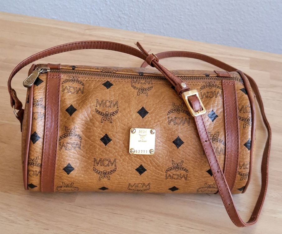 Mcm Heritage Mcm Tasche Verkaufen MCM Cognacfarbene Visetos Mini - Main Image