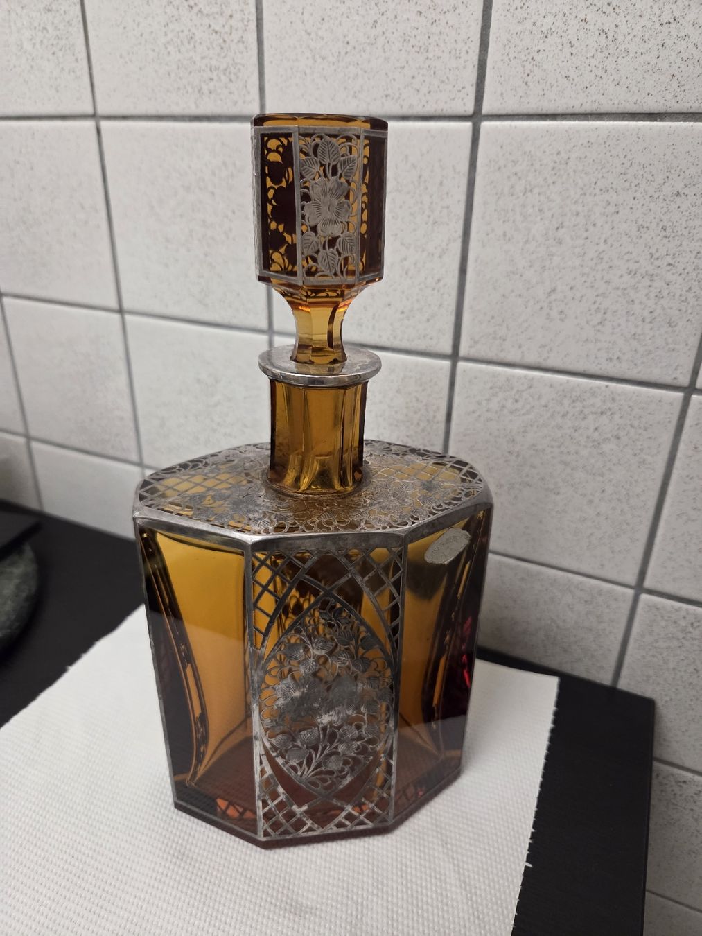 Carafes: Josephinenhütte Jugendstil Karaffe  – D'occasion à Dietikon par Allegra34 1