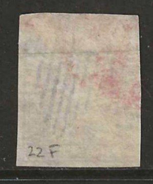 Tutti i francobolli: 1856 : Strubel Nr. 22F, KP 1400.-- – Usato da Gümligen venduto da Geniusbuy 1