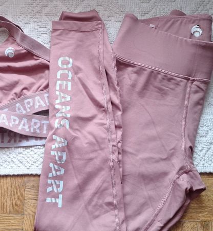 Lot Oceansapart (leggins +haut) rose taille S