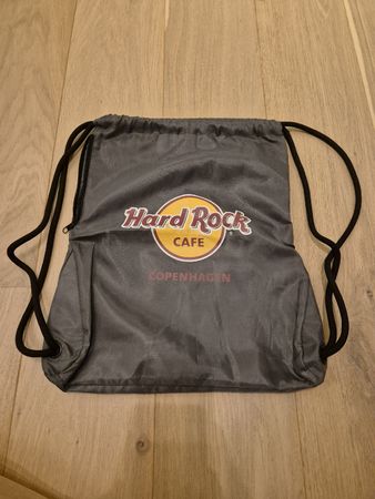 Hard Rock Cafe Copenhagen, Turnbeutel Tasche Rucksack grau