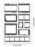 Neues Set  Motivstempel  Film Filmrahmen  11x16 cm