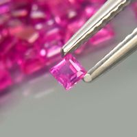 Vrai 0.06ct Natur Burma Rubin geprüft Edelstein Gemstone
