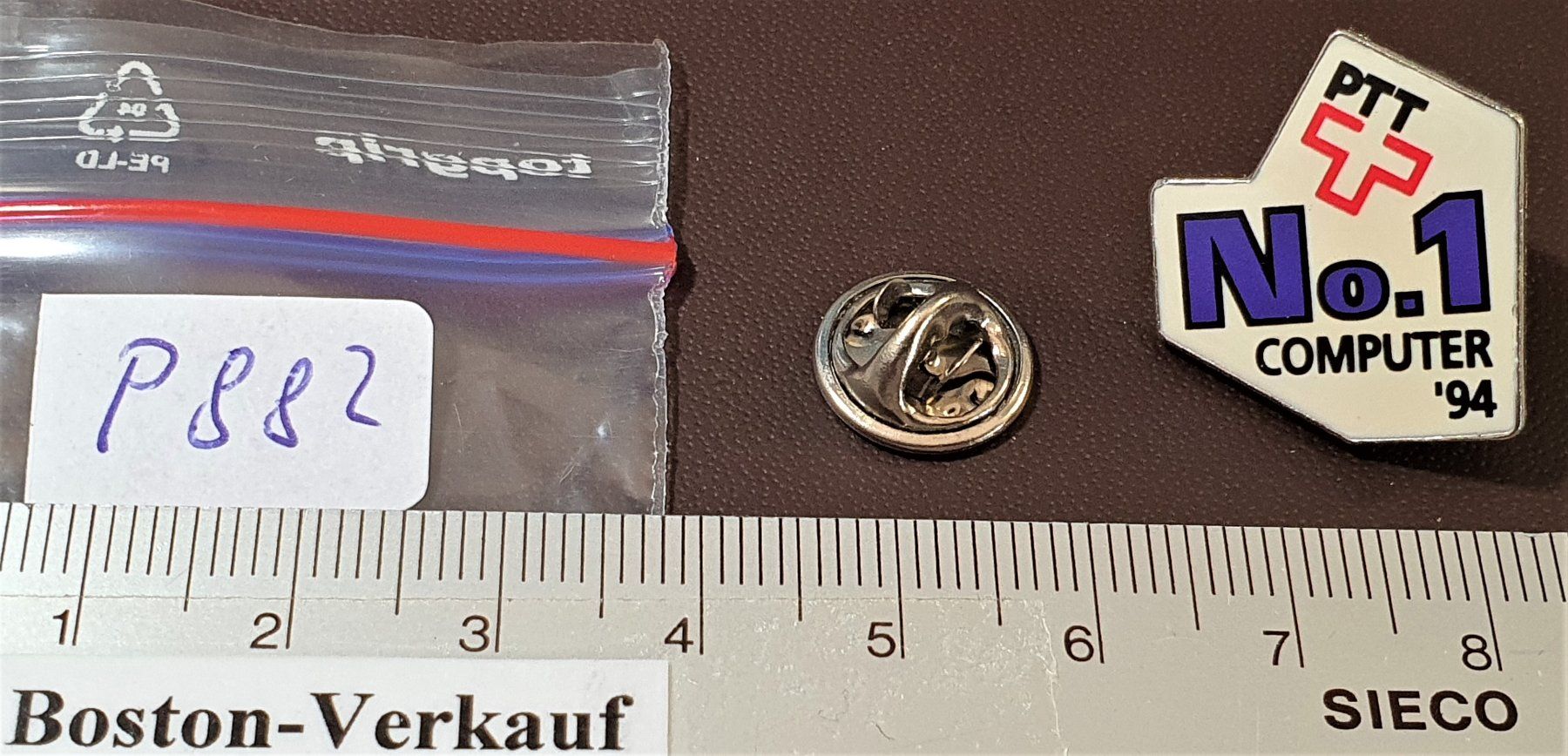 Placchette & Badge: P882 - Pin Post PTT Nr. 1 COMPUTER '94 – Usato da Reinach BL venduto da Boston-Verkauf 1