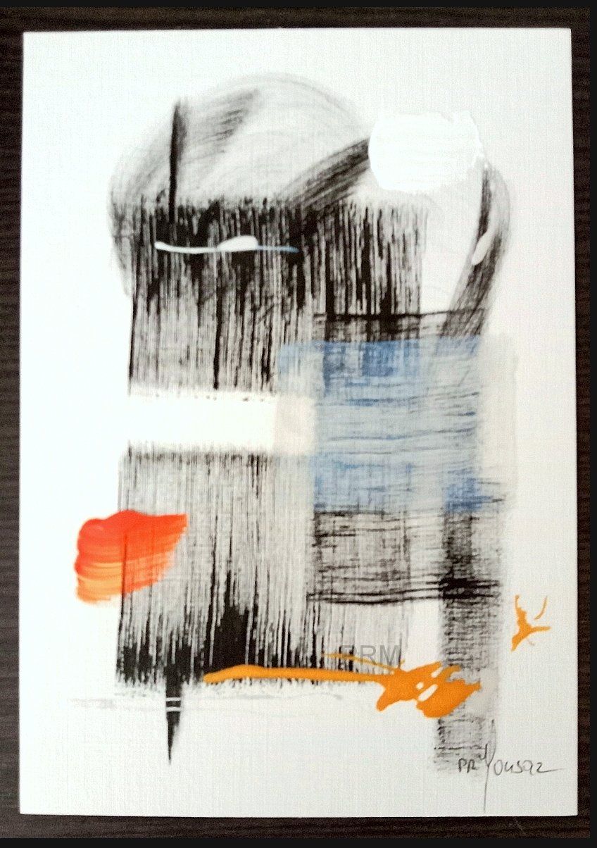 Gemälde: Oeuvre sur papier signée – Neu (gemäss Beschreibung) aus Epalinges von Patro.9 1