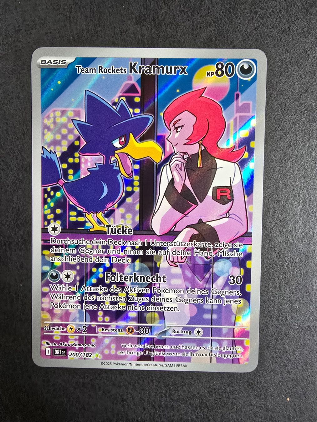 Pokémon Carte collezionabili: Team Rockets Kramurx DE 200/182 – Usato da triesenberg venduto da wisi369