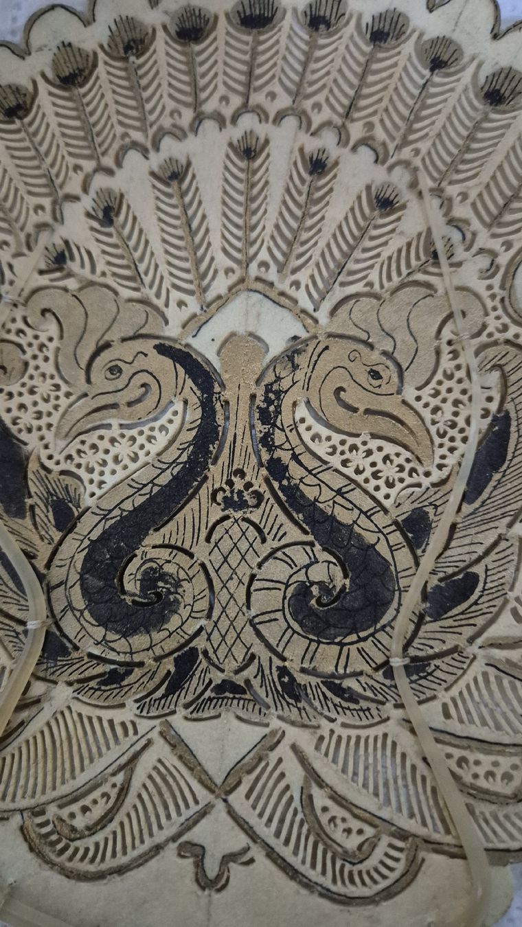 Toutes les décorations: Antiker Fächer Java Indonesien – D'occasion à Illnau par Bab58blau 1