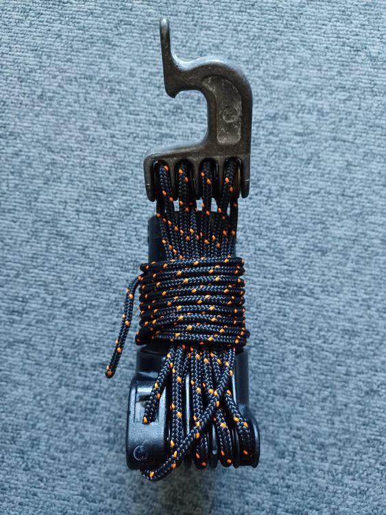 Seilspanner Mit Messingrolle 6er Pack Seilspannwerkzeug Mit Messingrolle & Verriegelung - Seilspanner Für Camping, Boot & Outdoor | Inkl. Handschuhe