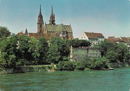 Basel der Rhein,die Pfalz und das Münster BS