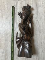 Holzfigur aus Bali, handgeschnitzt, 44 cm, 1,65 kg