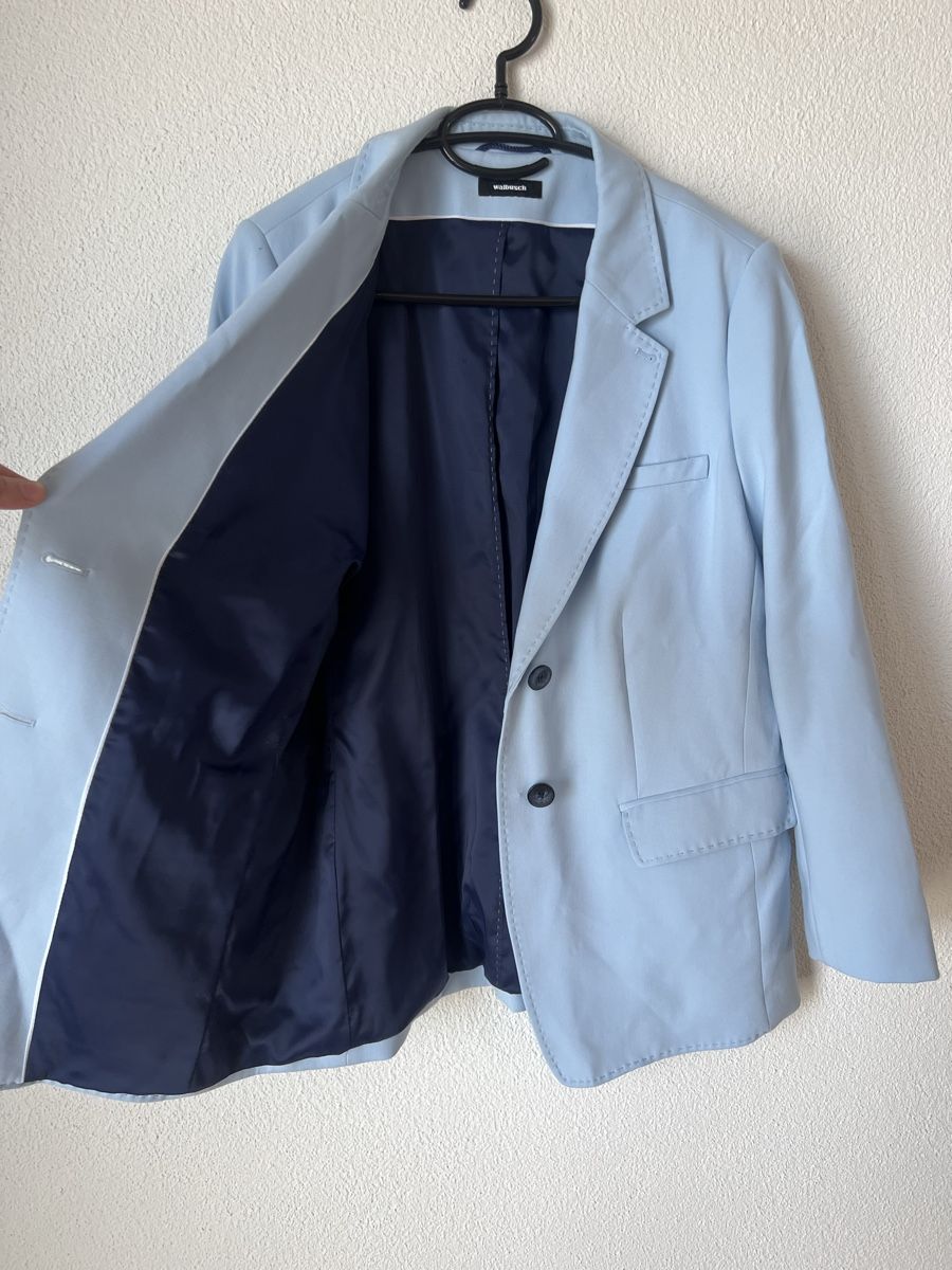 Giacche: Wunderschöner, hellblauer Blazer von Walbusch, Grösse 38 / 4 – Nuovo (secondo la descrizione) da Langenthal venduto da Alperose_5
