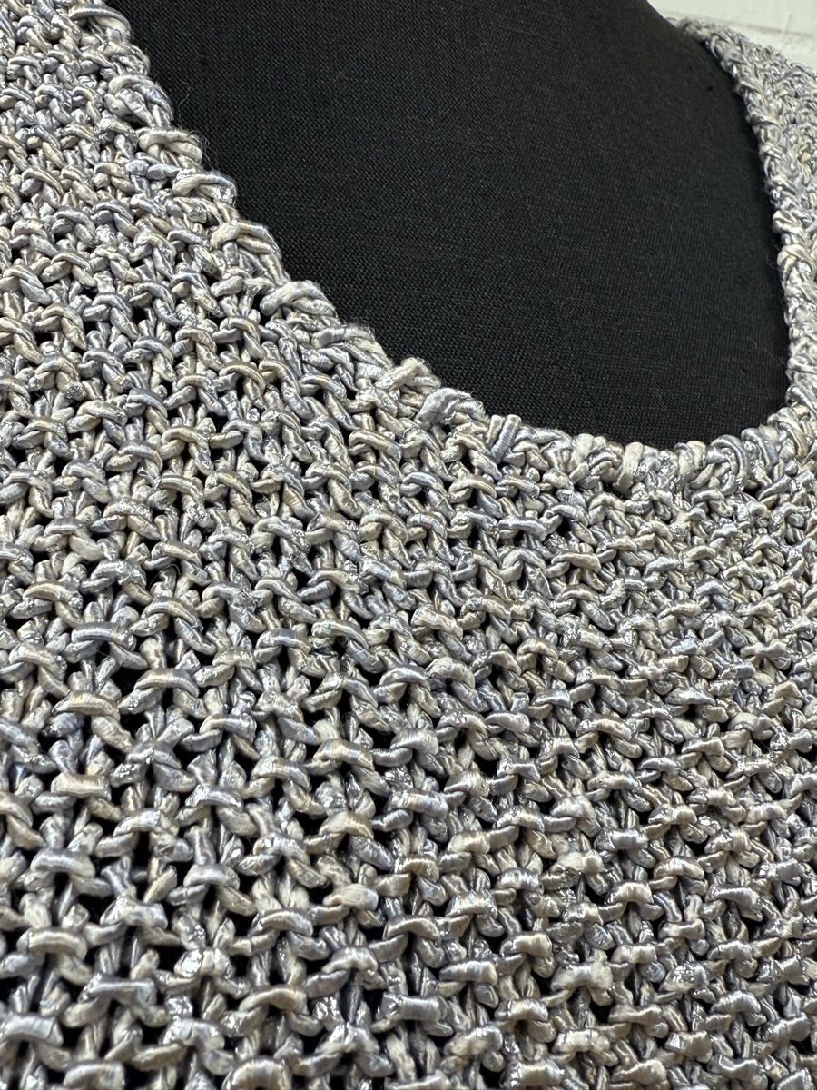 Vestiti: Silbernes Strickkleid – Nuovo (secondo la descrizione) da Gächliwil venduto da dom_652g 3
