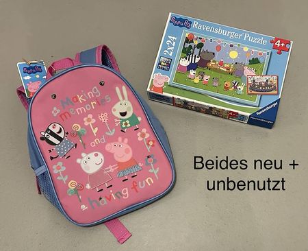 Peppa Wutz Set Neu Puzzle Rucksack
