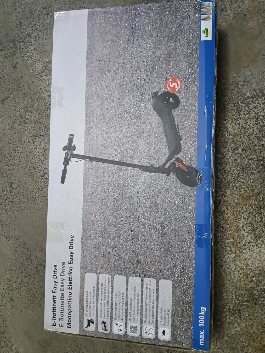 Kickboard: E-Trottinett Easy Drive – Nuovo e nell'imballaggio originale da Schötz venduto da zuljin