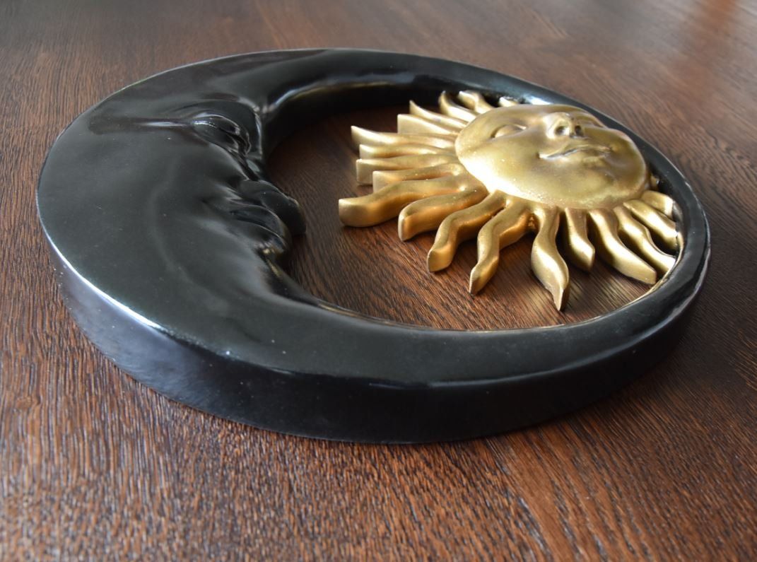 Tutte le decorazioni: Sonne und Mond Wandrelief – Nuovo e nell'imballaggio originale da Menziken venduto da _Goldis_ 1