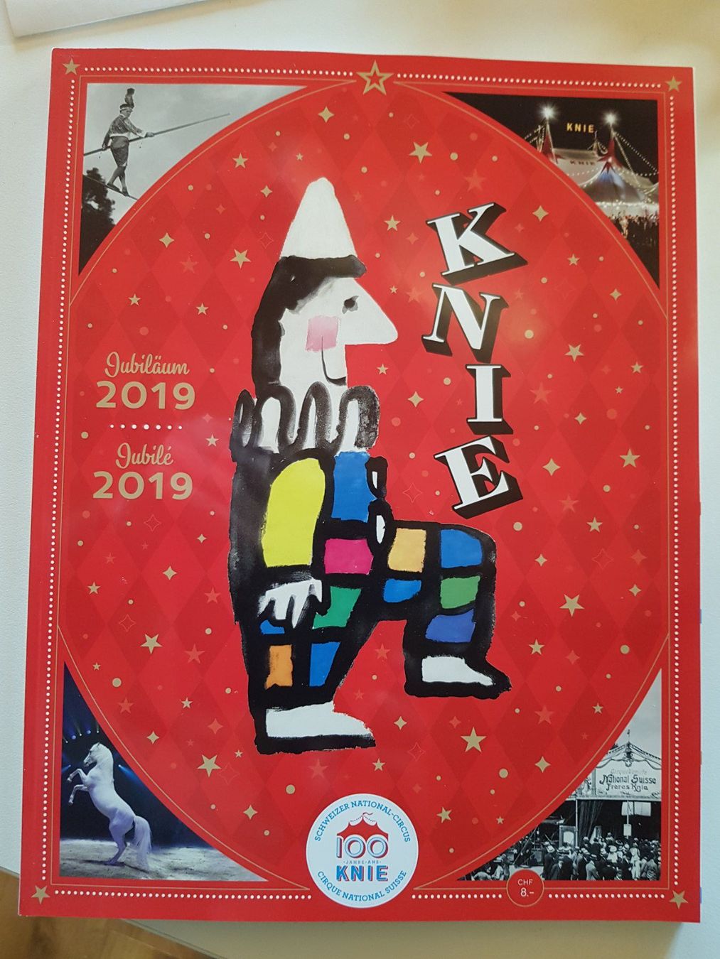 Libri: Katalog Zirkus Knie Jubiläums Programm Buch 2019 – Usato da Walterswil BE venduto da Lonitti