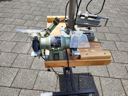 Doppelschleifmaschine für Schärf-, Schleif-, Entgratarbeiten