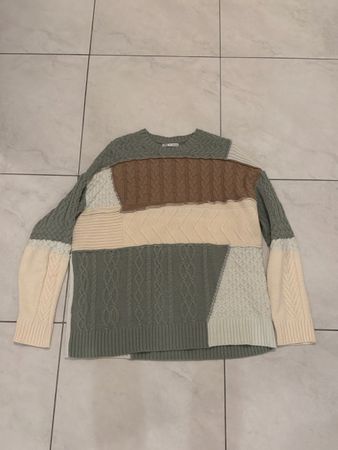 Zara Pullover Strick mehrfarbig Grösse M guter Zustand