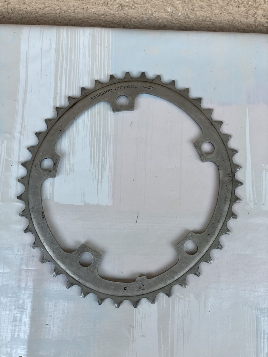 Shimano Pezzi di ricambio: Shimano Biopace Kettenblatt 52 / 42 – Usato da Trimbach venduto da cendira 5