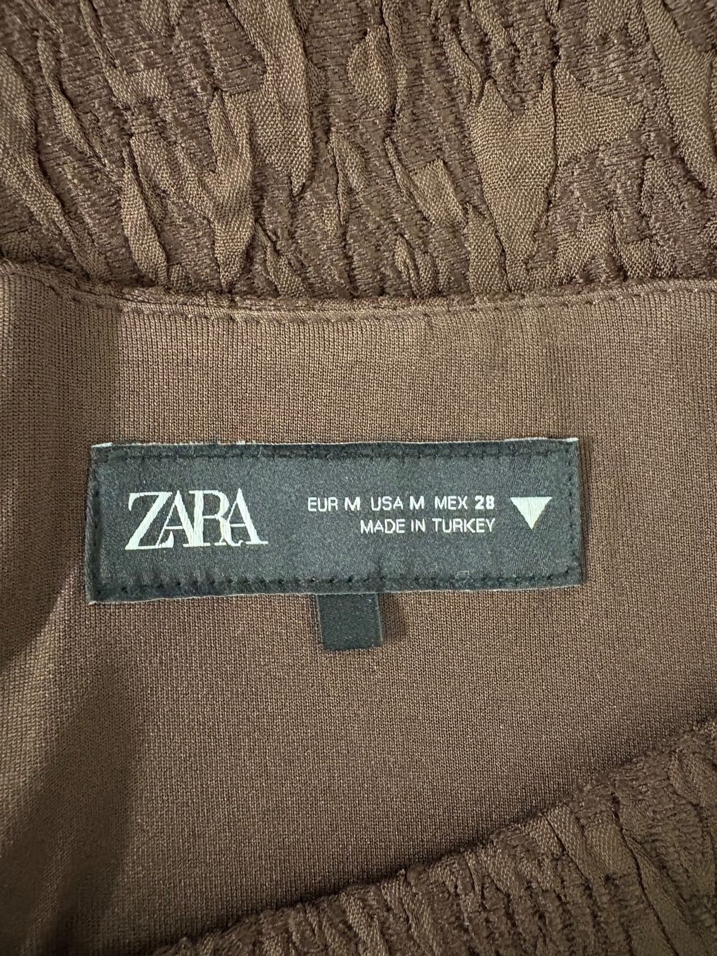 Zara Tops: Zara braunes Top mit Schösschen Gr. M – Neu (gemäss Beschreibung) aus Regensdorf von secondchancefashion 4