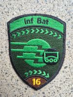 *** Badge Inf Bat 16 ohne  klett ***