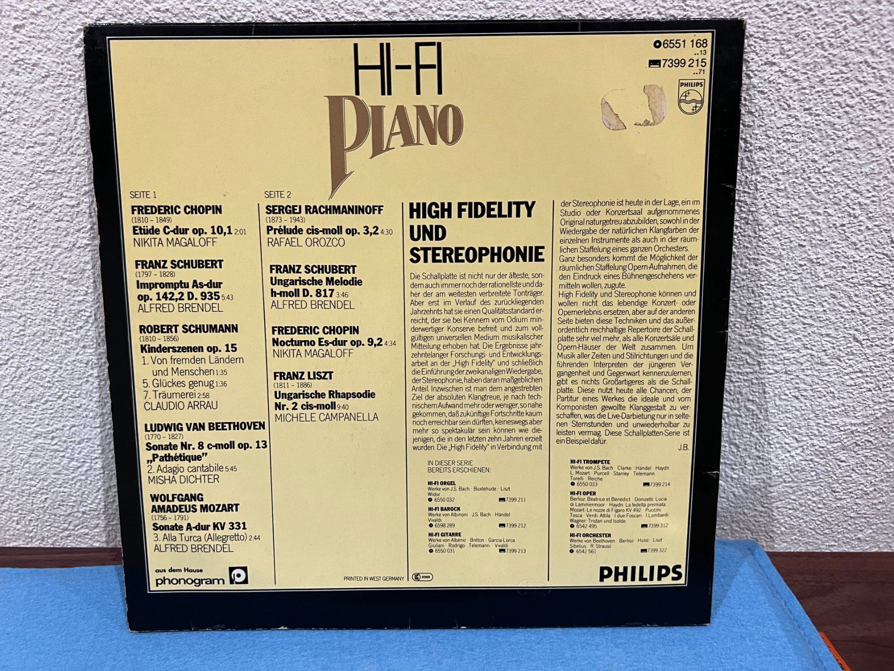Dischi in vinile: Vinyl: Hi-Fi Piano – Usato da Unterengstringen venduto da hausraus 1