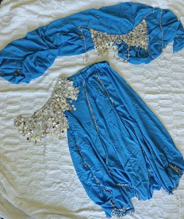 Bauchtanz Outfit Anzug Belly Dance neu aus Ägypten 36 38