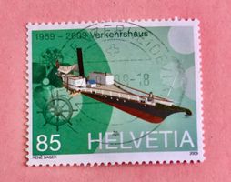 Nr.1302 GESTEMPELT Dampfschiff Rigi 2009  