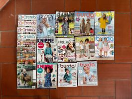 Diverse Schnittmusterhefte für Kinderkleider